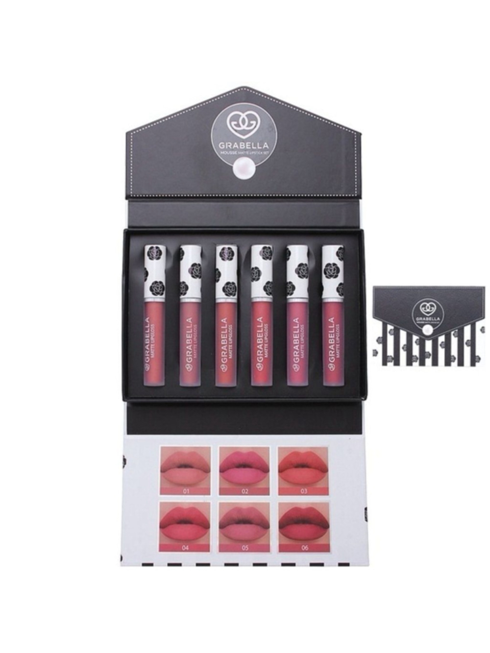 GRABELLA MOUSSE MATTE LIPSTICK SET 6 Pcs Brand New